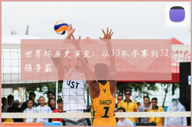 世界杯历史演变:从13队参赛到32强争霸