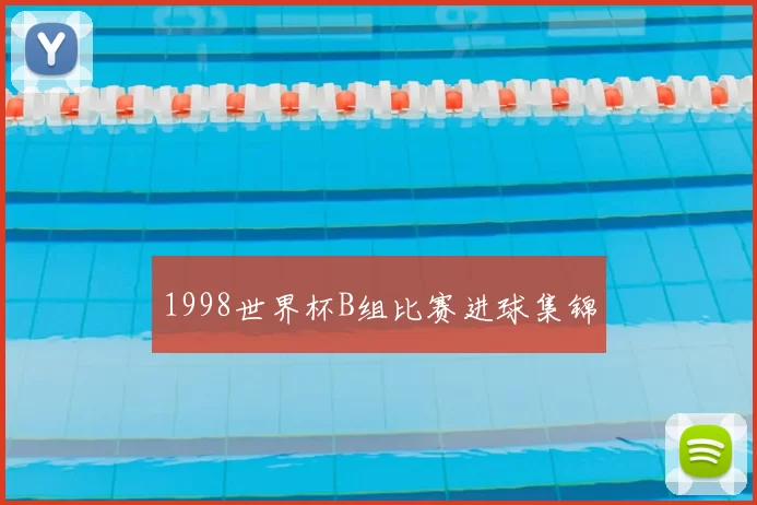 1998世界杯B组比赛进球集锦